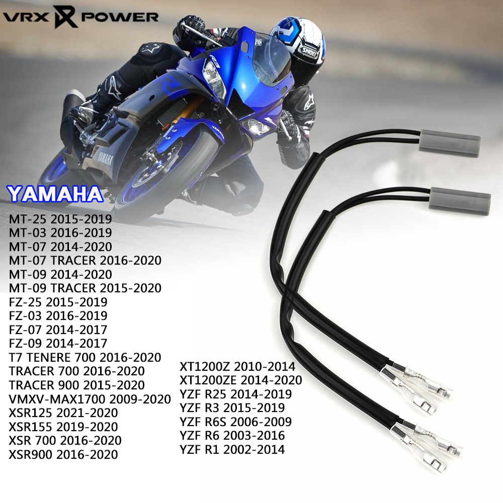 อะแดปเตอร์ปลั๊กไฟเลี้ยว สําหรับรถจักรยานยนต์ YAMAHA YZF R25 R3 MT25 MT03 MT09 XSR155