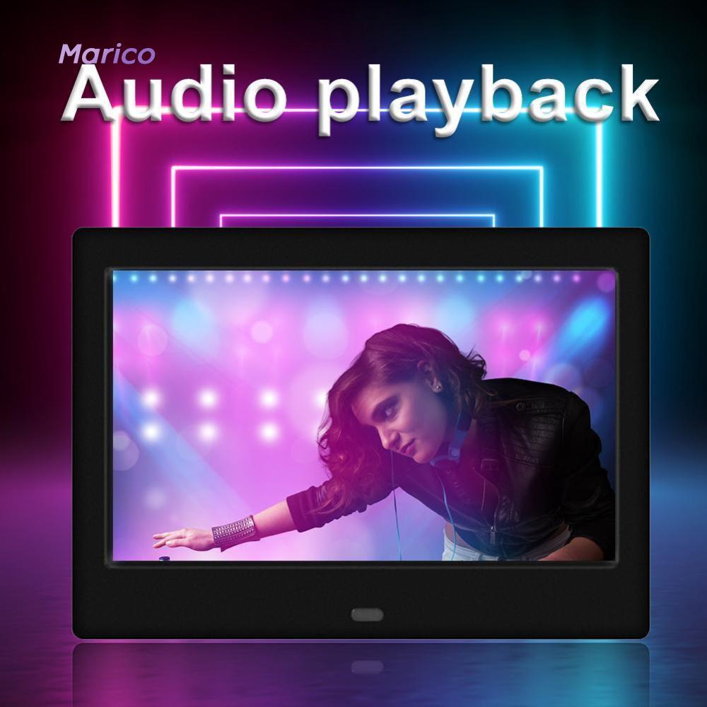 กรอบรูปดิจิทัล LED MP3 MP4 ขนาด 7 นิ้ว สําหรับดูหนัง