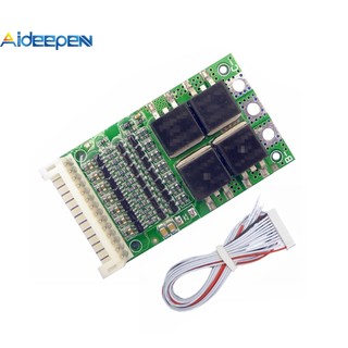 Aideepen บอร์ดป้องกันแบตเตอรี่ลิเธียมโพลิเมอร์ 6S 7S 8S 9S 10S 13S 3.7V 25A BMS 18650