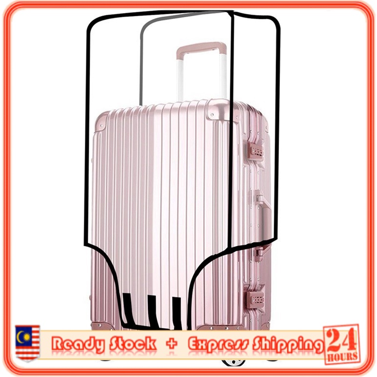 Simplico กระเป๋าเดินทาง PVC แบบใส กันน้ํา (18 นิ้ว - 30 นิ้ว) (แบบที่ 1)