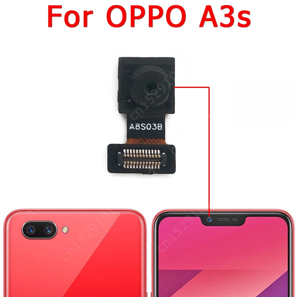 ของแท้ โมดูลกล้องหน้าเซลฟี่ ขนาดเล็ก แบบเปลี่ยน สําหรับ OPPO A3s