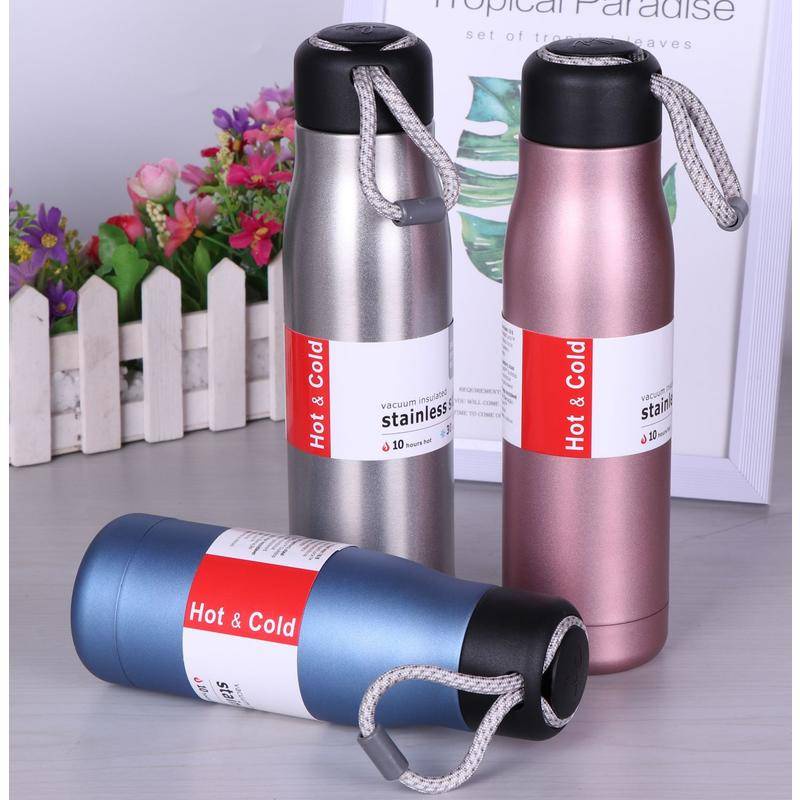 600ml กีฬากาต้มน้ำ 304 ถ้วยสูญญากาศความร้อน