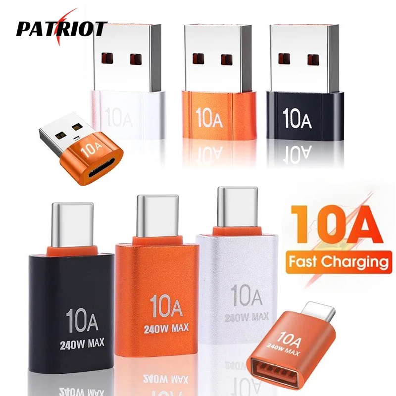 [PATRIO] อะแดปเตอร์แปลงข้อมูล 10A USB 3.0 Type C TypeC ตัวเมีย เป็น USB ตัวผู้ ชาร์จเร็ว สําหรับ Xiaomi Samsung OTG