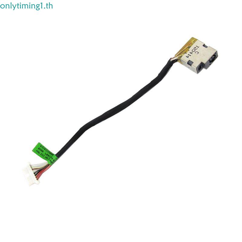 Onlytiming อะไหล่ซ็อกเก็ตเชื่อมต่อสายเคเบิลแจ็ค DC-in สําหรับ HP 240 246 250 255 G4 G5 799736-F57 แล