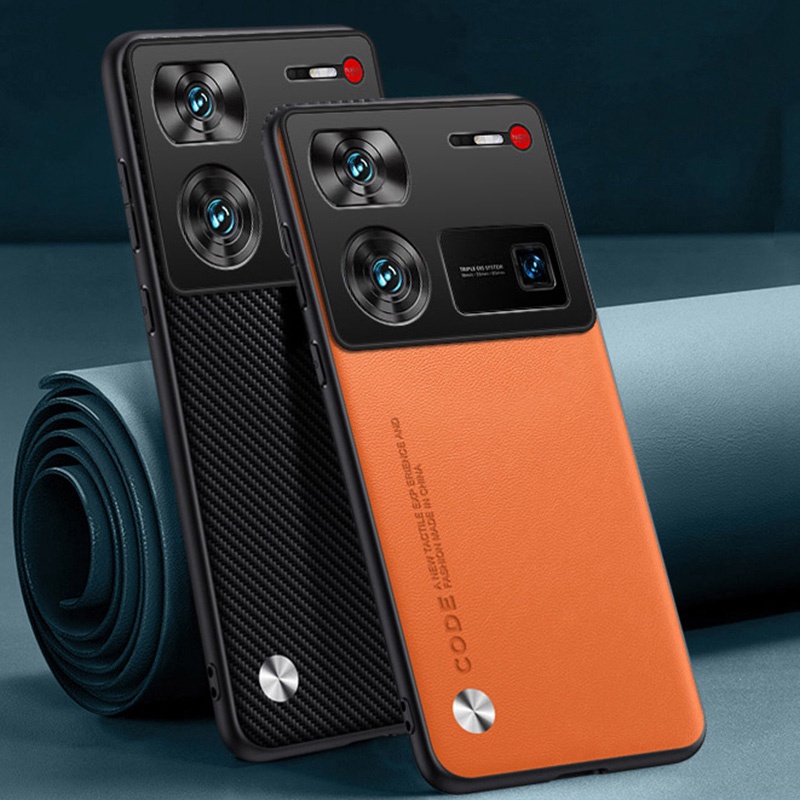 สําหรับ ZTE nubia Z60 Ultra กันกระแทกหรูหรา Matte PU หนังธุรกิจกรณี