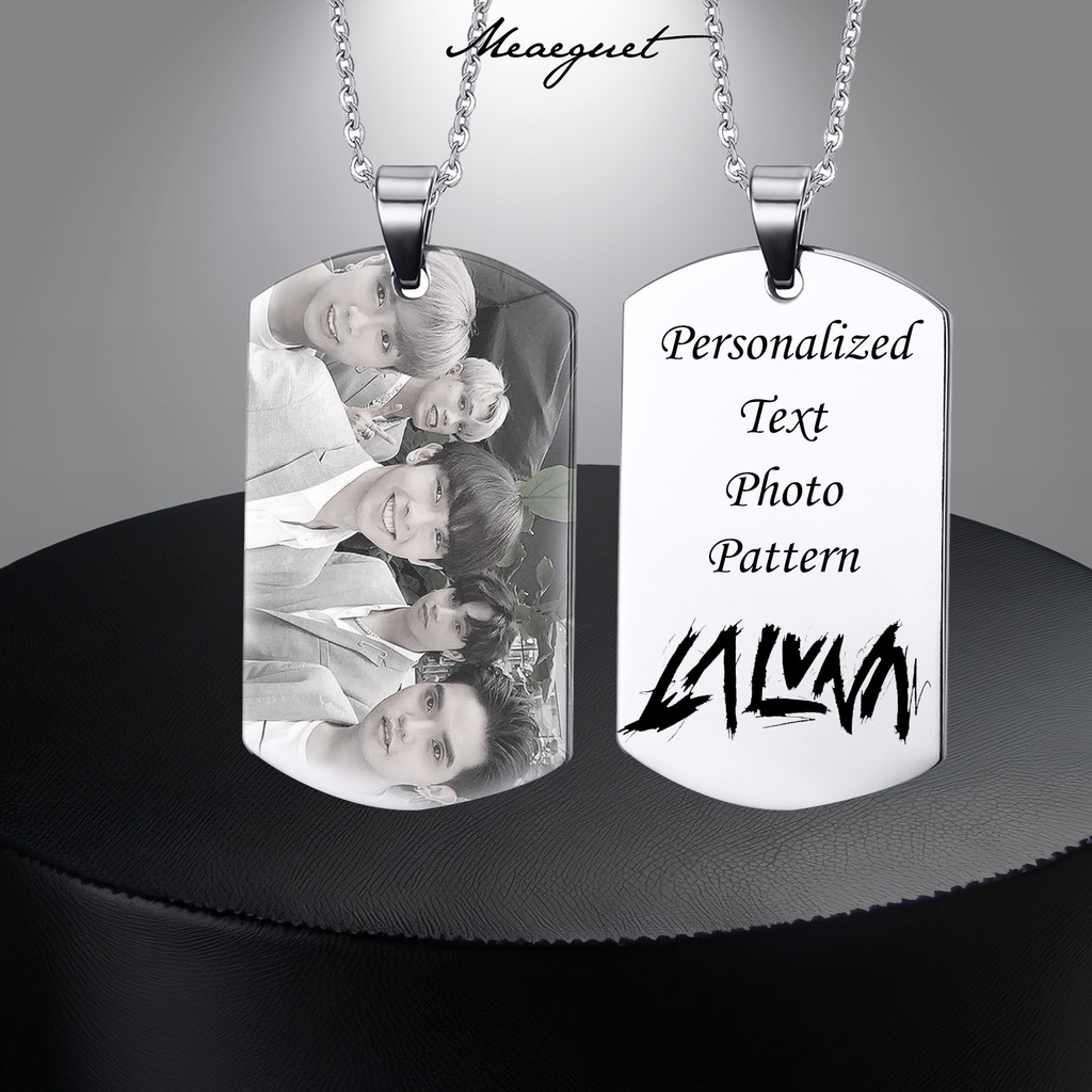 Meaeguet สร้อยคอสเตนเลส SB19 จี้รูปตัวอักษร SB19 Pablo Justin สําหรับผู้ชาย