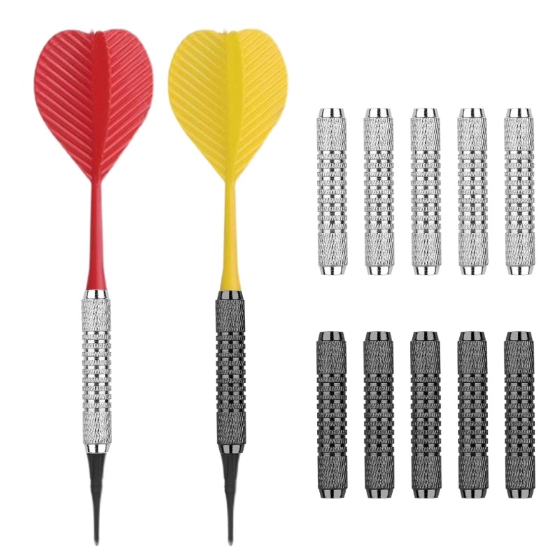 Kool 5 ชิ้นโลหะ Dart Barrels สําหรับ Dart อุปกรณ์เสริม Soft Tip Dart และ Steel Tip Dart