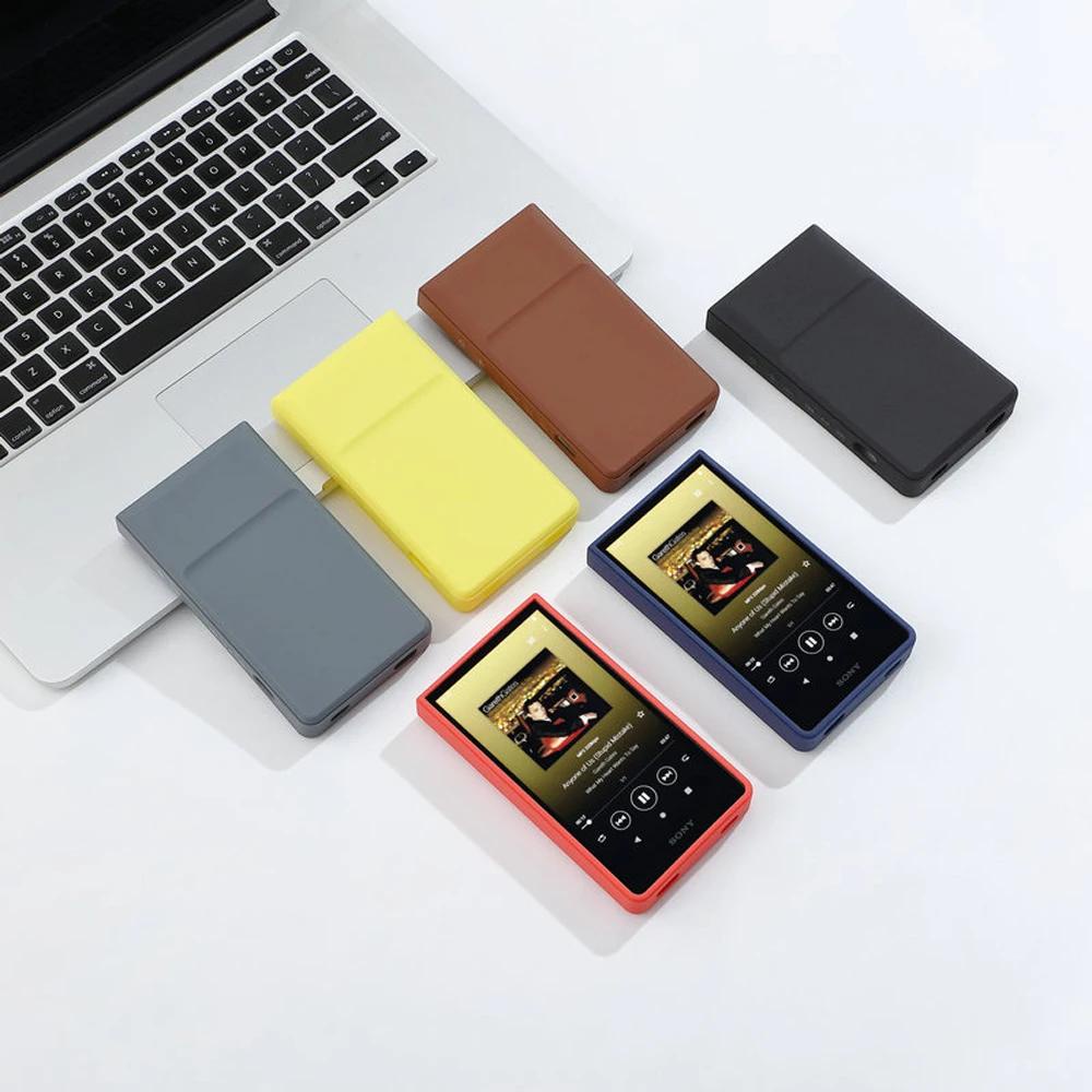 Soft TPU สีสัน Solid Matte เปลือกป้องกันผิวสําหรับ Sony Walkman NW-ZX706 NW-ZX707 NW-ZX700