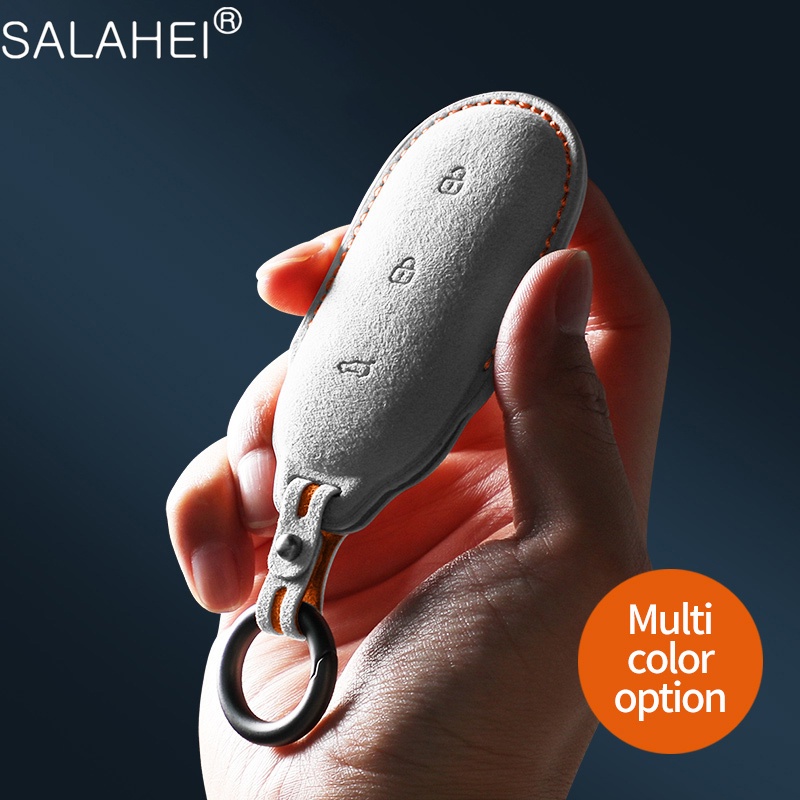 หนังนิ่มรถสมาร์ทคีย์ Fob สําหรับชั้นนําในอุดมคติ One Li Auto L9 สําหรับ Li Lixiang L7 L8 2022 2023 พ