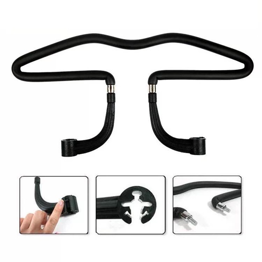 ที่แขวนเสื้อในรถ อุปกรณ์แขวนเสื้อยึดติดเบาะหลังรถยนต์ (แบบสแตนเลสไร้สนิม) - รูปที่ 2