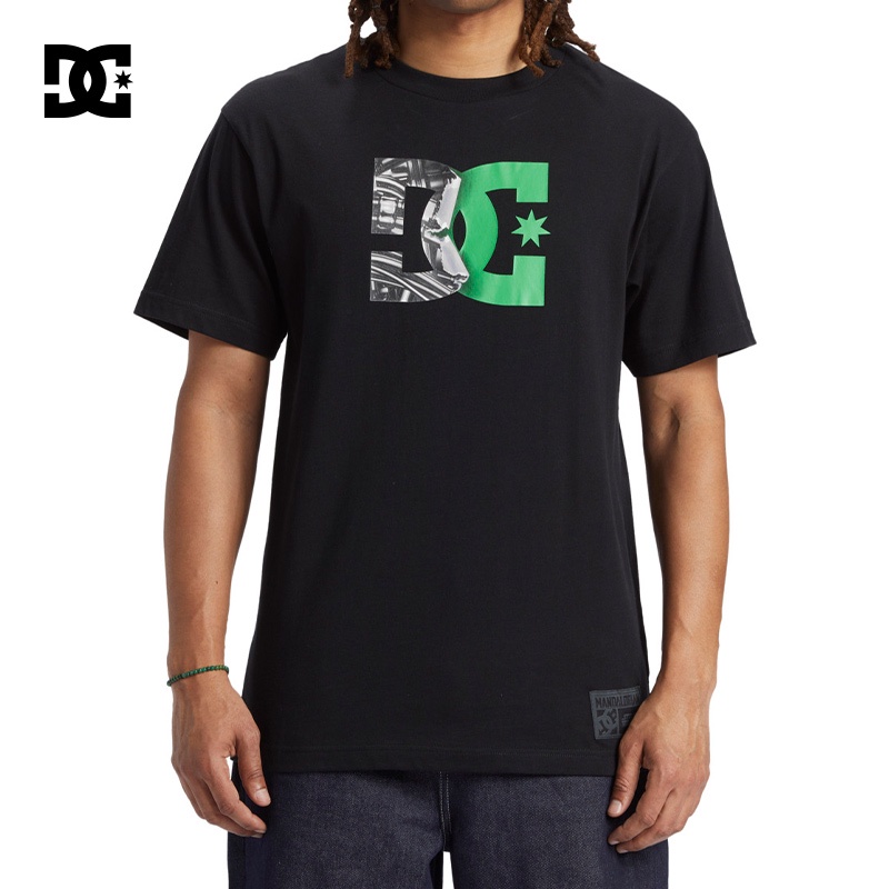 Tide DCSHOES X Star Wars รูปแบบพิมพ์เสื้อยืดผ้าฝ้าย 100% หลวมสบายๆสเก็ตบอร์ดผู้ชาย extreme กีฬาแขนสั