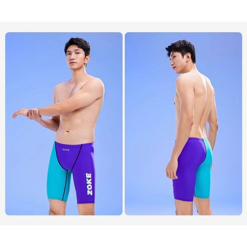 Zoke กางเกงว่ายน้ํา ขาสั้น แห้งเร็ว ป้องกันคลอรีน สําหรับผู้ชาย - รูปที่ 6