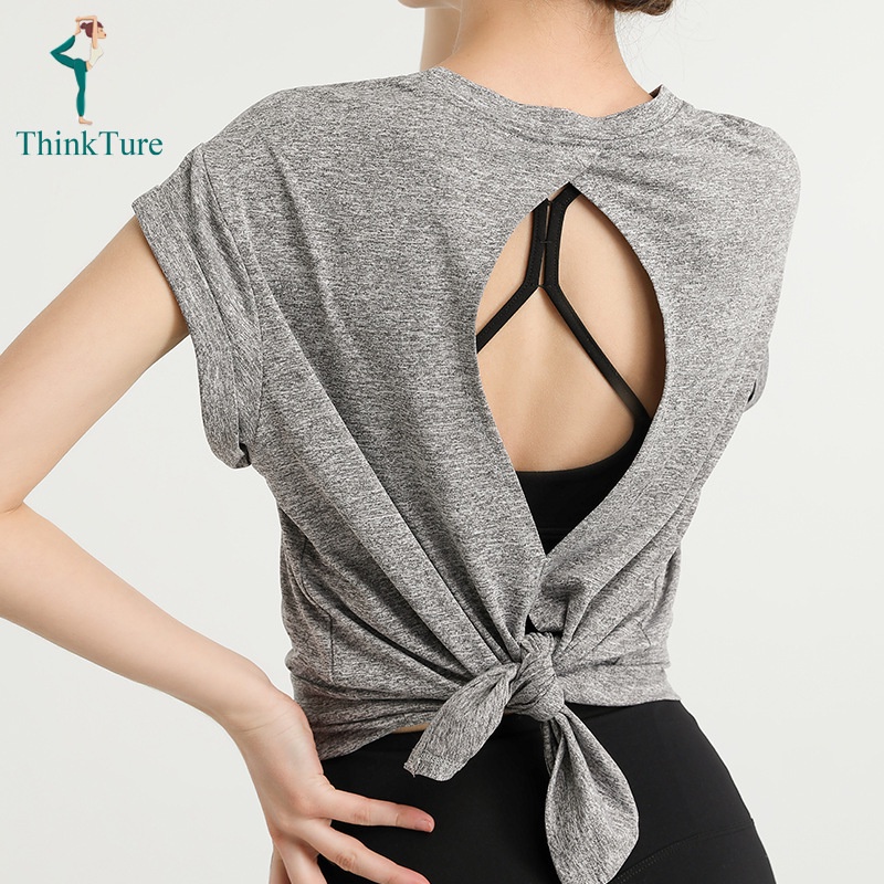 Thinkture ผู้หญิงฟิตเนสเสื้อกล้ามหลวมวิ่ง Breathable Top MS0110M13