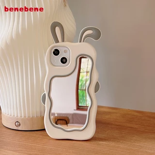 Medium Mirror Rabbit Soft Apple Phone Case Back Protection Case เหมาะสําหรับ iphoneCases/iPhone14