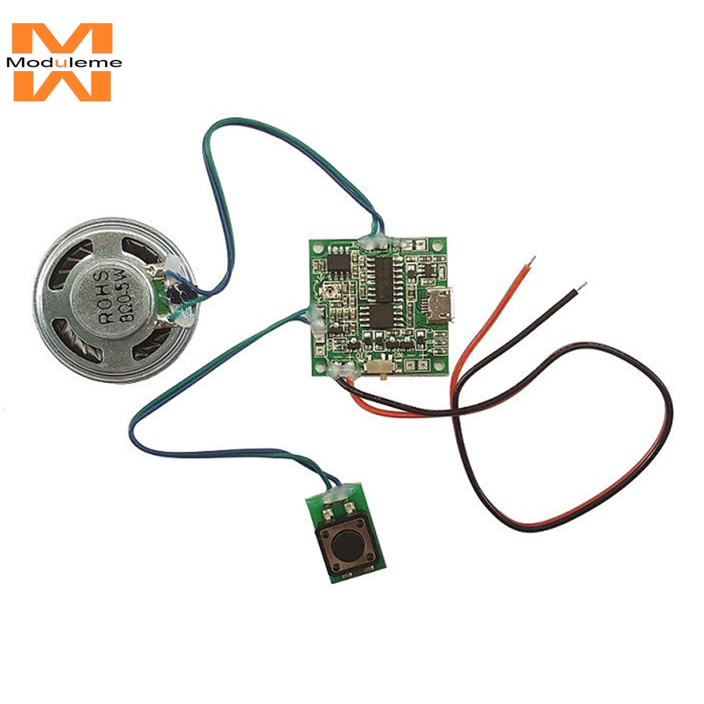 โมดูลเสียง PCB MP3 8 ม. อัดเสียงได้ สําหรับการ์ดอวยพรคริสต์มาส ปีใหม่