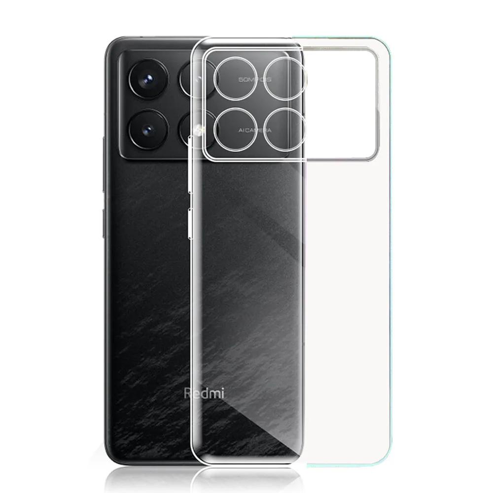 เคสซิลิโคนใส แบบบางพิเศษ ป้องกันกล้อง สําหรับ Xiaomi Poco X6 Pro X 6 X5 Pro M6 M6pro M5 S M5S X4 NFC GT