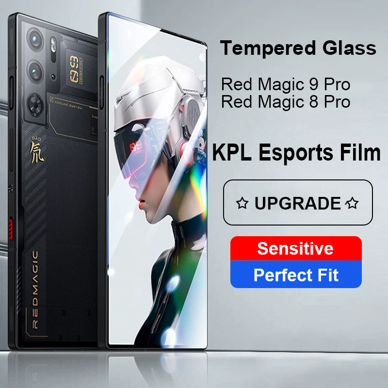 Zte Nubia Red Magic 9 Pro กระจกนิรภัย ป้องกันหน้าจอ Redmagic 8 Pro HD ฟิล์มป้องกัน กระจกนิรภัย แบบเต็มกาว