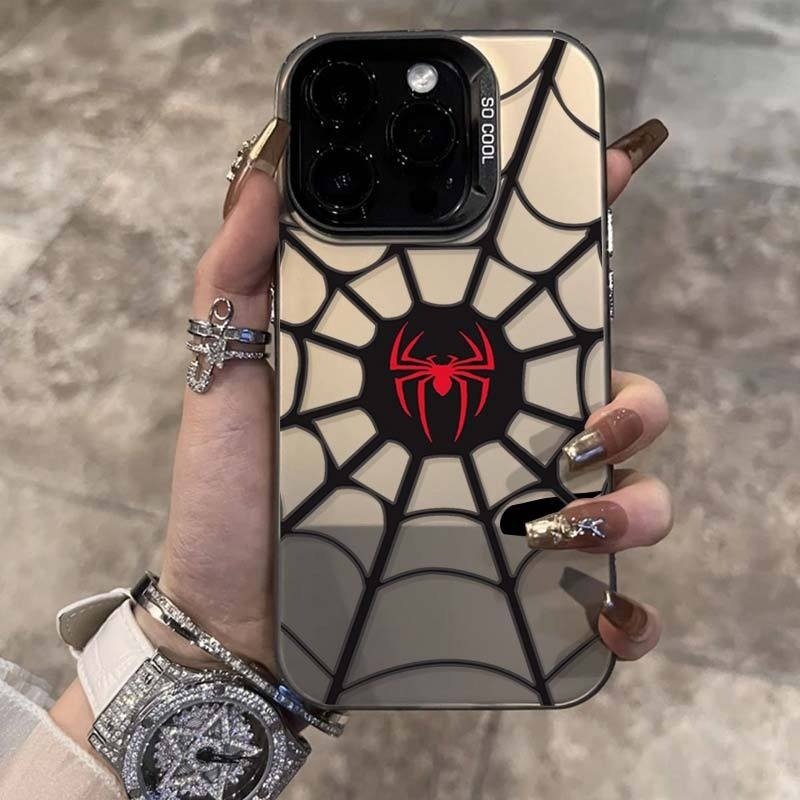 เคสไอโฟน 16/15/14/13/12/11 Pro max Fashion แท็กสไปเดอร์แมน ซิลิโคน matte Compatible Case iPhone 11,12,13,14,15,16,11PM,12PM,13PM,14PM,15PM,16PM