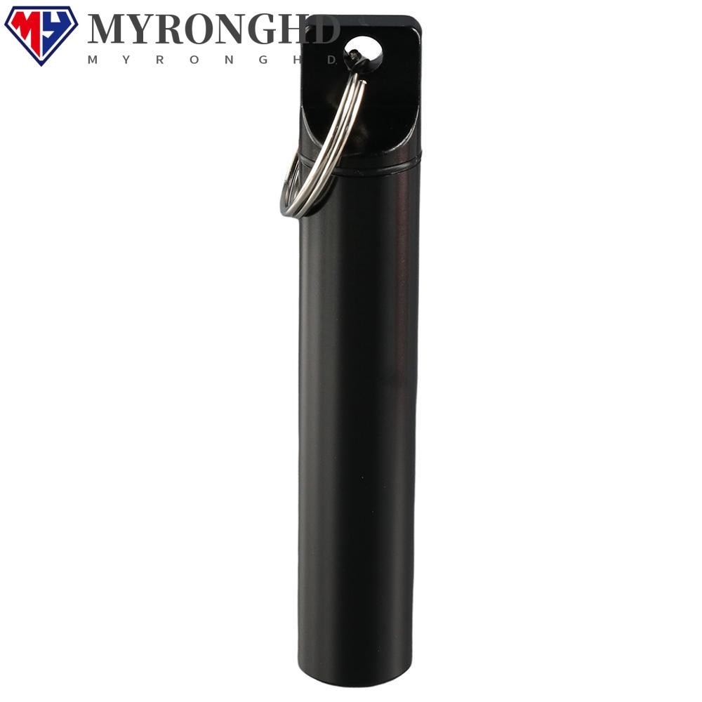 Myronghd ที่ใส่ไม้จิ้มฟันอลูมิเนียม 0.64 ออนซ์ แบบพกพา สีดํา สีเงิน สีแดง ขนาด 3.8 X 0.67 นิ้ว สําหรับร้านอาหาร 3 ชิ้น