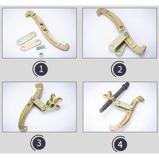 เหล็กดูด 3 ขา อย่างดี (3-Jaw Puller) สามขาดูดลูกปืน ตัวถอดตลับลูกปืน มู่เลย์ ขนาด 4นิ้ว - 12นิ้ว