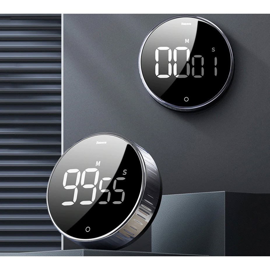 Clock Shop  Digital Timer เครื่องตั้งเวลา เครื่องนับเวลาถอยหลัง มีแม่เหล็ก Countdown Kitchen Timer C