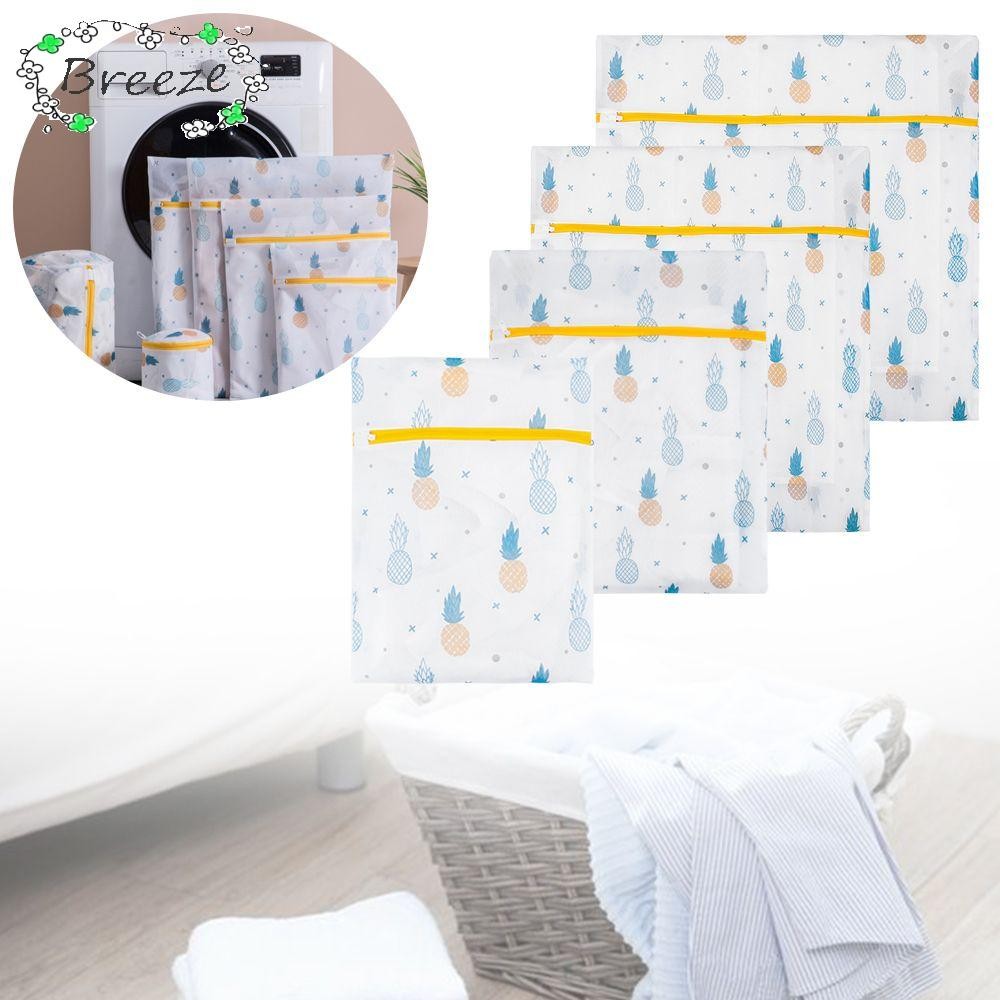 Breeze ถุงซักผ้าตาข่ายการพิมพ์กระบองเพชรถุงเท้าเสื้อผ้าชุดชั้นใน Care