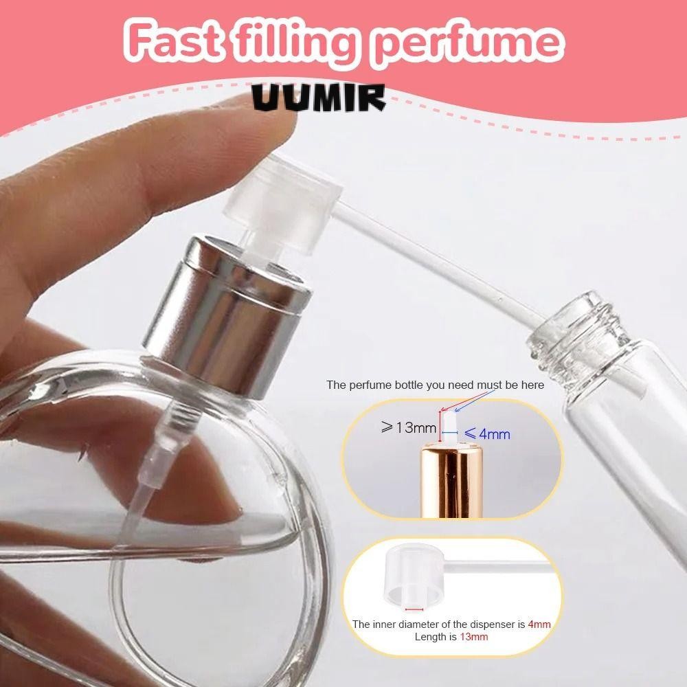 อุมิร์ เครื่องมือเติมน้ําหอม 5 ชิ้น, พลาสติกไม่มีการรั่วไหลเครื่องจ่ายน้ําหอม, ป