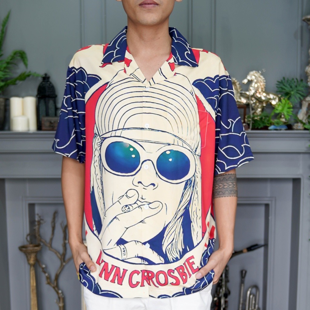 Curve เสื้อเชิ้ต เสื้อฮาวาย ลายstreet วงดัง ลายเยอะ มีไซส์ S/M/L/XL/2XL