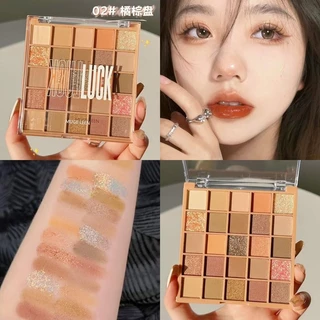 อายแชโดว์ พาเลท 25สี Eyeshadow เนื้อใยไหม เนื้อแมท ประกายชิมเมอร์ กลิตเตอร์ สีสวย กันน้ํา ติดทนนาน พาเลทตา