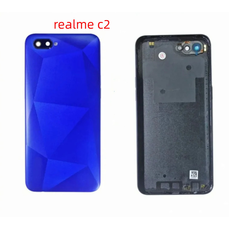 สําหรับrealme C2 RMX1941 RMX1945 แบตเตอรี่ปกหลังประตูด้านหลังฝาครอบเปลี่ยนปกหลัง