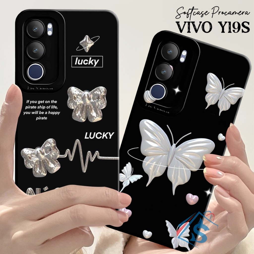 HP [SHARKCASE] Softcase For Vivo Y19S 4G 2024 / Y03 / Y03T / Y18 / Y28 / Y17S / Y27S / Y27 4G / Y27 