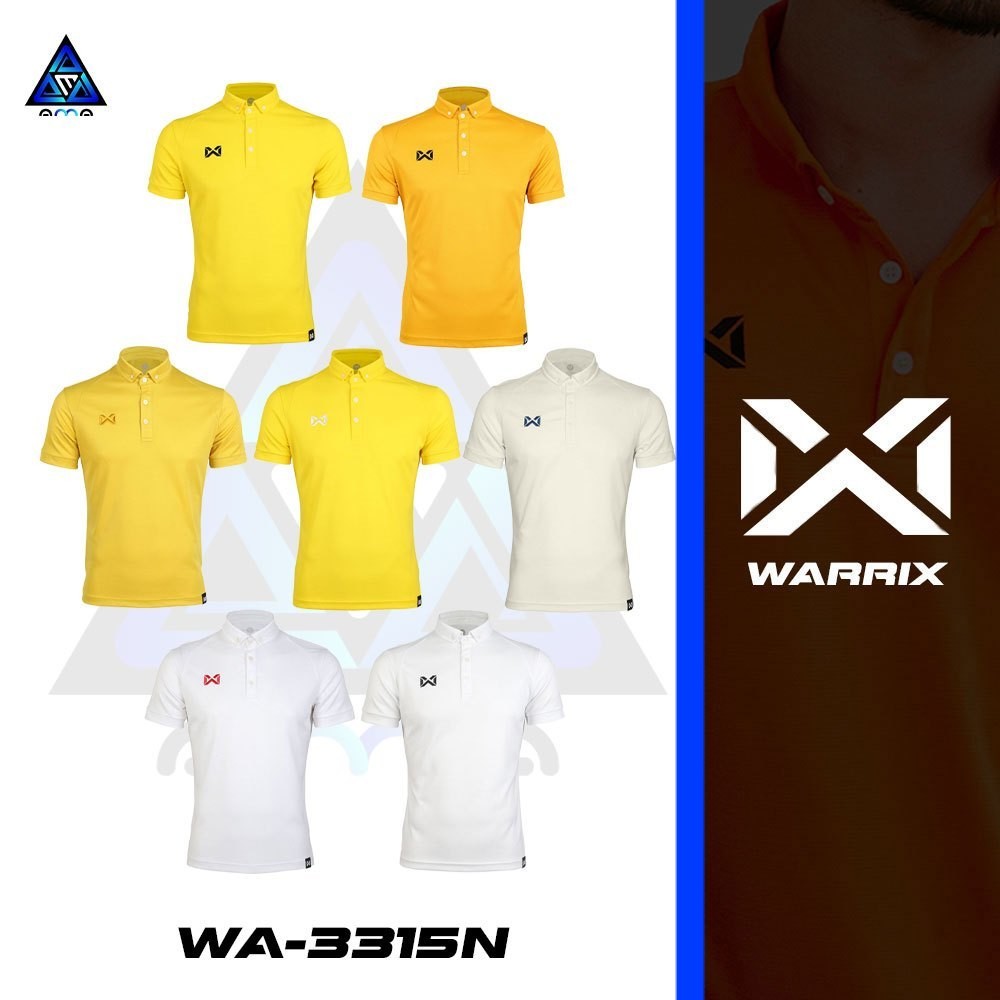 ลดแล้วลดอีก30% Sport เสื้อ WARRIX รุ่น CLASSIC รหัส WA-3315N วาริกซ์เสื้อโปโล WARRIX ชุด 3 แท้100%