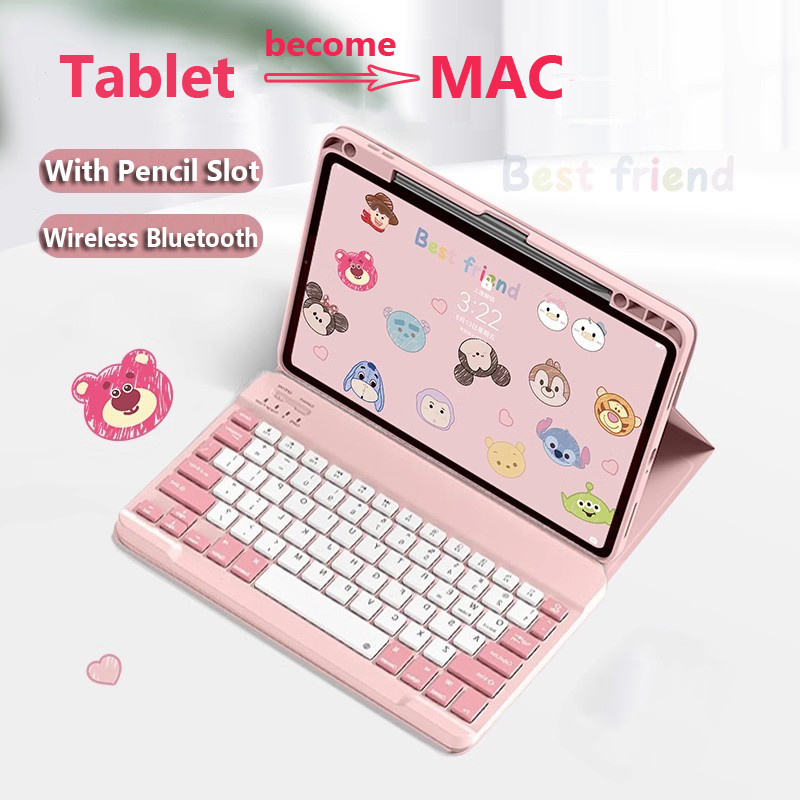 คีย์บอร์ดไร้สายสําหรับ Infinix Xpad XPAD 11 "2024 X1101 X1101B แม่เหล็กที่ถอดออกได้หนัง PU KeyBorad 