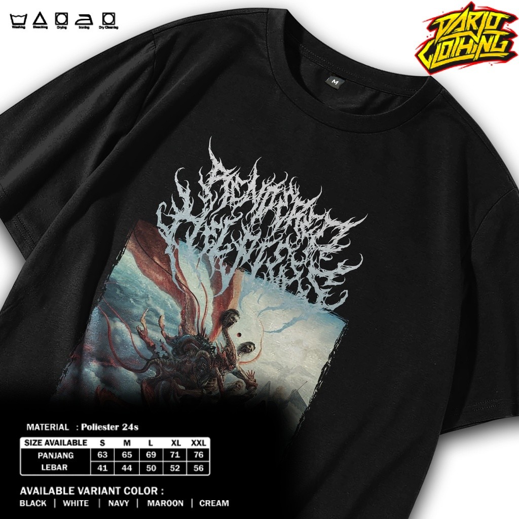 Darjoclothing - เสื้อยืด Death Metal Rendered Helpless