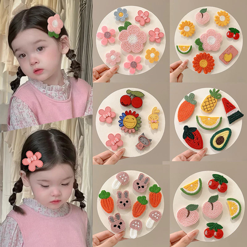 การ์ตูนดอกไม้ ตีนตุ๊กแก สาวเด็กอุปกรณ์ผม