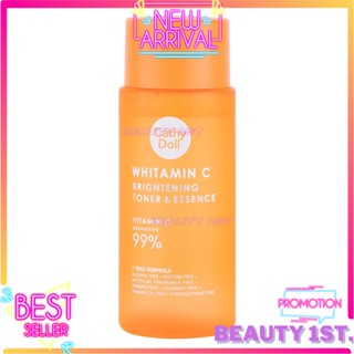 โทนเนอร์และเอสเซนต์  Cathy Doll - Whitamin C Brightening Toner And Essence 50ml. สูตรวิตามินซีช่วยปรับผิวกระจ่างใส