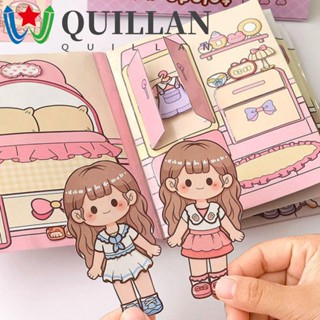 Quillan หนังสือการ์ตูนอนิเมะ Telado Busy Book เสียงเงียบ DIY