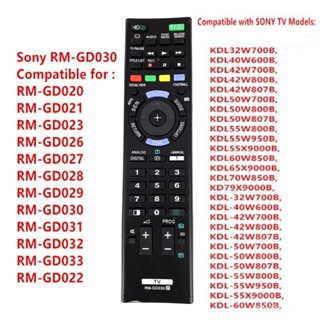 ใหม่ รีโมตคอนโทรลทีวี RM-GD030 แบบเปลี่ยน สําหรับ Sony RM-GD033 RM-GD031 RM-GD032 KDL55X9000B KDL60W850B KDL65X9000B