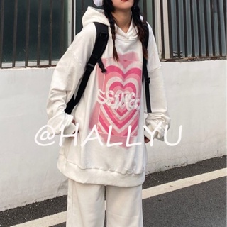 HALLYU  เสื้อผ้าผู้ญิง แขนยาว เสื้อฮู้ด คลุมหญิง สไตล์เกาหลี แฟชั่น  Trendy สวยงาม รุ่นใหม่ Korean Style A98J3AT 36Z230909