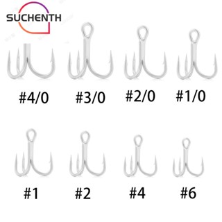 Suchenth ตะขอเหยื่อตกปลา ป้องกันสนิม 4 ชิ้น ต่อชุด 5 ชิ้น ต่อชุด