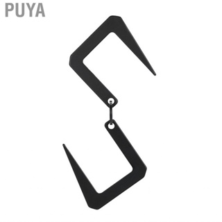 Puya S Shape Metal Hook  Dual Way Storage Ring Connection Corrosion Resistant Good Stability for Outdoor Barbecue