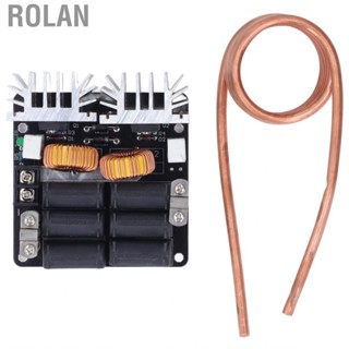 Rolan DIY Induction Heating Module Maximum 20A ZVS Heater 12V‑48V Low Voltage High Frequency Wearable with Coil for Graphite