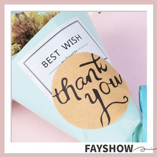 Fay สติกเกอร์ฉลาก "Thank You" 3.5 ซม. มีกาวในตัว สําหรับตกแต่งเค้ก งานแต่งงาน 12 ชิ้น ต่อแผ่น