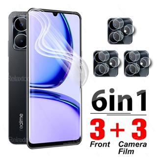 6To2 Hydrogel Film For Realme C53 4G Camera Protective Glass Realmy C 53 53C RealmeC53 RMX3760 2023 6.74inch Screen Protector