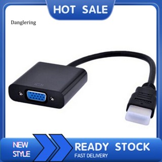 Dl 1080P HDMI-compatible Male to VGA Female ความคมชัดสูง วิดีโอ แปลง สายเคเบิล อะแดปเตอร์ ชิปเซ็ต สําหรับ PC