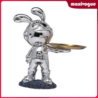 [Maxivogue] ถาดเรซิ่น รูปปั้นกระต่าย สําหรับตกแต่งบ้าน