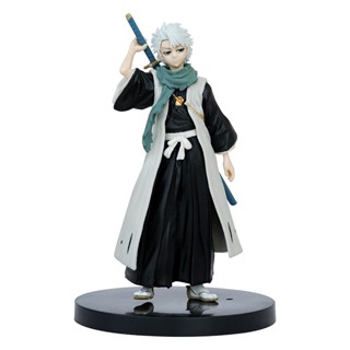 โมเดลฟิกเกอร์ PVC รูปปั้นอนิเมะ Hitsugaya Toushirou ขนาด 15 ซม. เหมาะกับของขวัญ สําหรับตกแต่งโต๊ะ เก็บสะสม