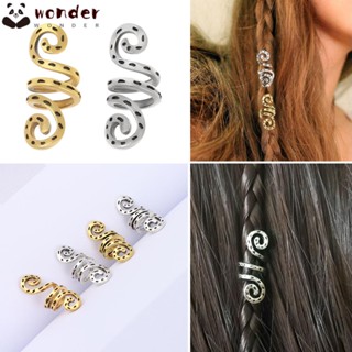 Wonder ยางรัดผม แบบเกลียว ลูกปัดถักเปีย