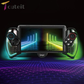 Tcuteit เกมแพดควบคุมเกมคอนโซล OLED กันกระแทก ชาร์จเทอร์โบ หกแกน สําหรับ Switch Switch Switch