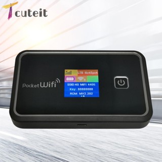 Tcuteit เราเตอร์เข้ารหัสสุนัข 4G LTE 4500mAh 150Mbps USB ไร้สาย ขนาดเล็ก ช่องใส่ซิมการ์ด WiFi